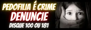 Pedofilia é crime, denuncie.